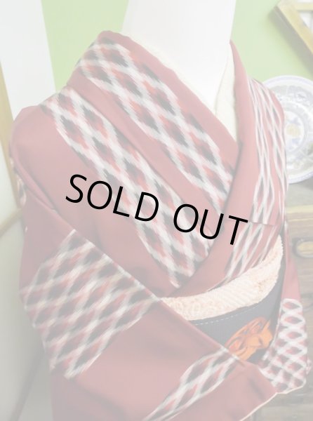 Photo4: CL0622B ORI woven (Grade A) and NAGOYA OBI sash (Grade A) (4)