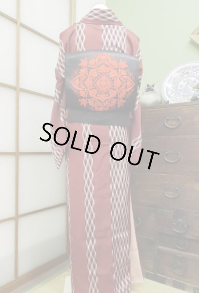 Photo5: CL0622B ORI woven (Grade A) and NAGOYA OBI sash (Grade A) (5)