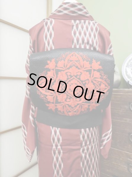 Photo6: CL0622B ORI woven (Grade A) and NAGOYA OBI sash (Grade A) (6)