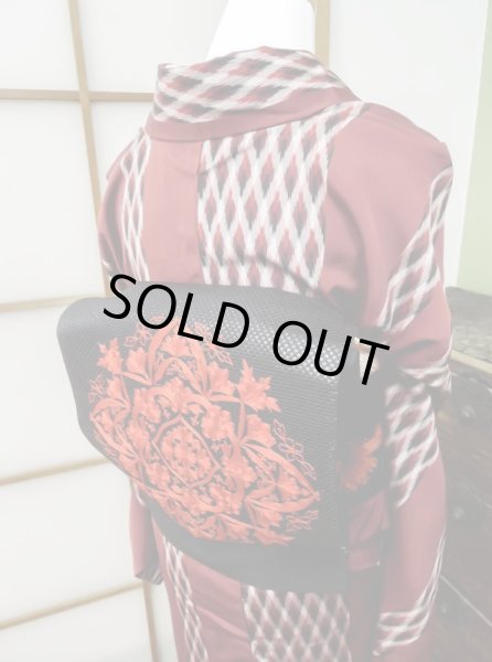 Photo8: CL0622B ORI woven (Grade A) and NAGOYA OBI sash (Grade A) (8)