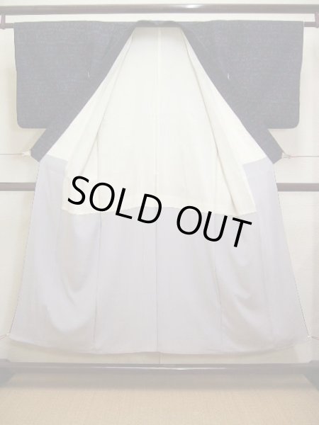 Photo11: CL0622E TSUMUGI pongee (Grade A) and FUKURO OBI sash (Grade A) (11)