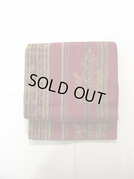 Photo18: CL0622E TSUMUGI pongee (Grade A) and FUKURO OBI sash (Grade A) (18)