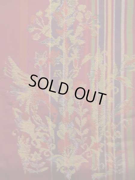 Photo21: CL0622E TSUMUGI pongee (Grade A) and FUKURO OBI sash (Grade A) (21)