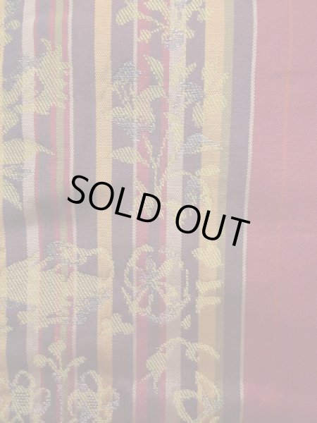 Photo22: CL0622E TSUMUGI pongee (Grade A) and FUKURO OBI sash (Grade A) (22)