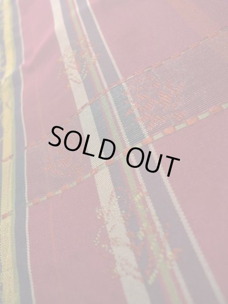 Photo24: CL0622E TSUMUGI pongee (Grade A) and FUKURO OBI sash (Grade A) (24)