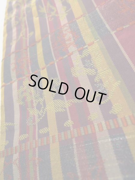 Photo25: CL0622E TSUMUGI pongee (Grade A) and FUKURO OBI sash (Grade A) (25)