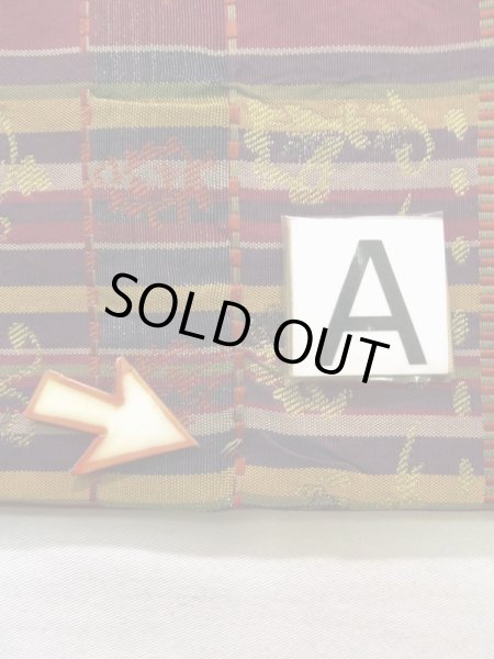 Photo28: CL0622E TSUMUGI pongee (Grade A) and FUKURO OBI sash (Grade A) (28)