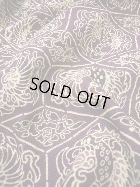 Photo14: CL0622F KOMON dyed (Grade B) and FUKURO NAGOYA Obi (Grade B) (14)