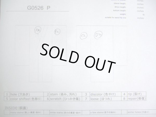 Photo24: CL0622G KOMON dyed (Grade A) and FUKURO NAGOYA Obi (Grade B) (24)