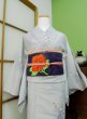 Photo2: CL0622I TSUMUGI pongee (Grade A) and NAGOYA OBI sash (Grade A+) (2)