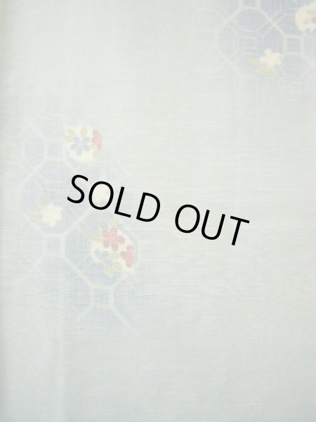 Photo12: CL0622I TSUMUGI pongee (Grade A) and NAGOYA OBI sash (Grade A+) (12)