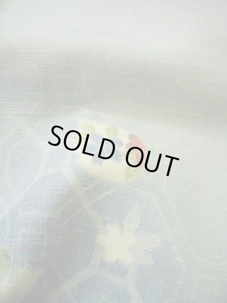 Photo19: CL0622I TSUMUGI pongee (Grade A) and NAGOYA OBI sash (Grade A+) (19)