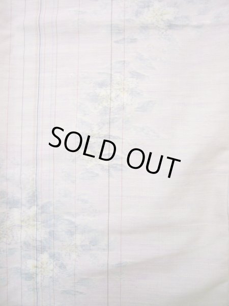 Photo11: CL0622K TSUMUGI pongee (Grade A) and NAGOYA OBI sash (Grade A) (11)