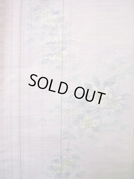 Photo12: CL0622K TSUMUGI pongee (Grade A) and NAGOYA OBI sash (Grade A) (12)