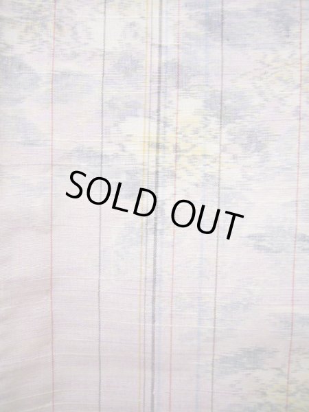 Photo13: CL0622K TSUMUGI pongee (Grade A) and NAGOYA OBI sash (Grade A) (13)