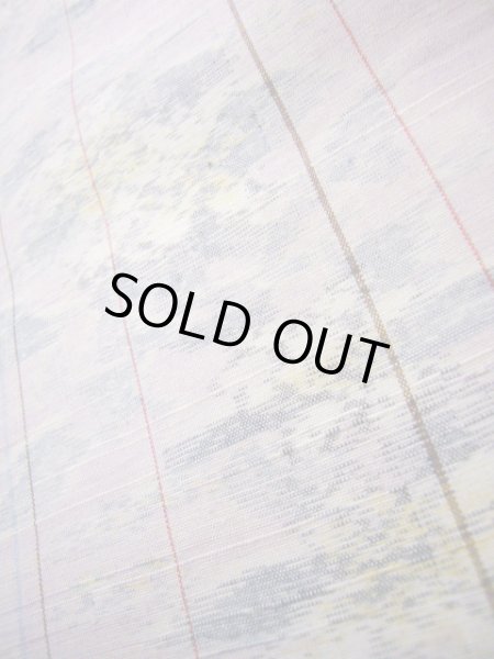 Photo17: CL0622K TSUMUGI pongee (Grade A) and NAGOYA OBI sash (Grade A) (17)