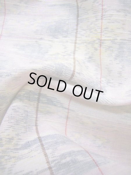 Photo20: CL0622K TSUMUGI pongee (Grade A) and NAGOYA OBI sash (Grade A) (20)