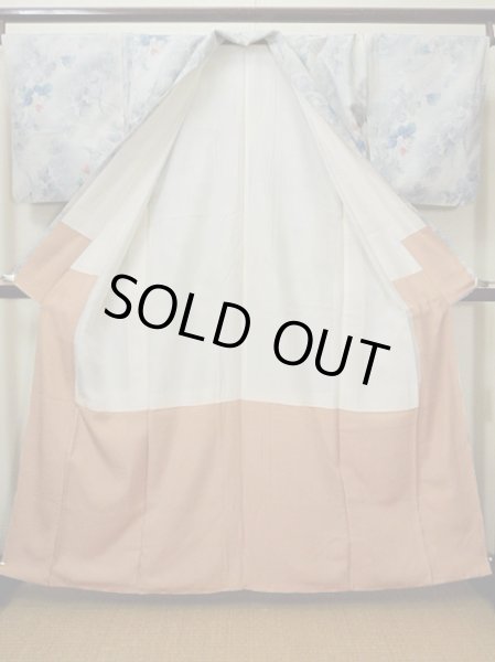 Photo9: CL1014A TSUMUGI pongee (Grade A) and NAGOYA OBI sash (Grade B) (9)