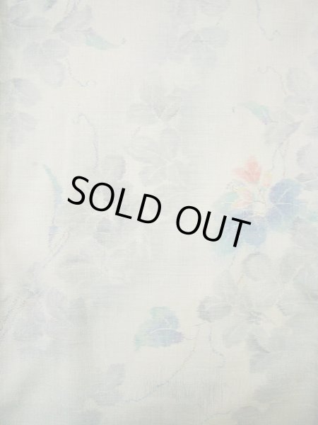 Photo10: CL1014A TSUMUGI pongee (Grade A) and NAGOYA OBI sash (Grade B) (10)