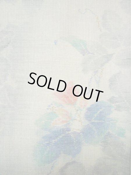 Photo13: CL1014A TSUMUGI pongee (Grade A) and NAGOYA OBI sash (Grade B) (13)