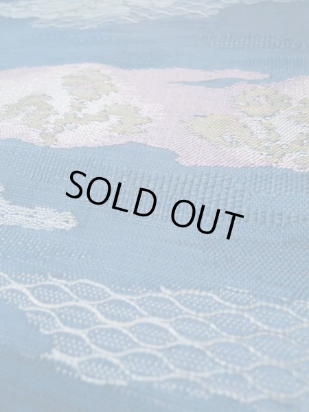 Photo25: CL1014A TSUMUGI pongee (Grade A) and NAGOYA OBI sash (Grade B) (25)