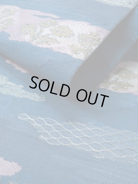 Photo27: CL1014A TSUMUGI pongee (Grade A) and NAGOYA OBI sash (Grade B) (27)