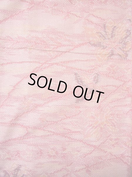 Photo11: CL1014B TOKAMACHI TSUMUGI pongee (Grade B) and FUKURO NAGOYA Obi (Grade A) (11)