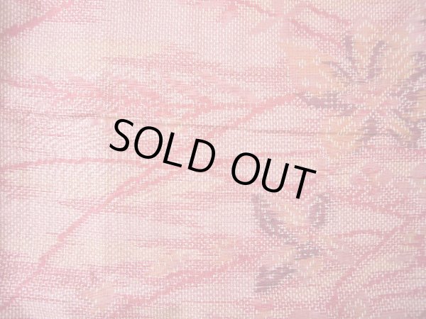 Photo15: CL1014B TOKAMACHI TSUMUGI pongee (Grade B) and FUKURO NAGOYA Obi (Grade A) (15)