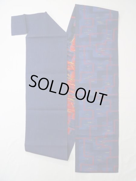 Photo20: CL1014B TOKAMACHI TSUMUGI pongee (Grade B) and FUKURO NAGOYA Obi (Grade A) (20)