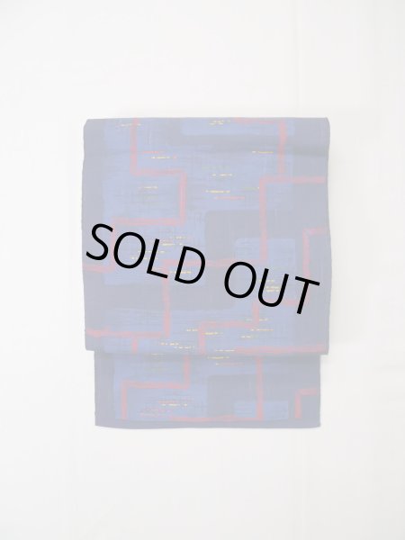 Photo21: CL1014B TOKAMACHI TSUMUGI pongee (Grade B) and FUKURO NAGOYA Obi (Grade A) (21)