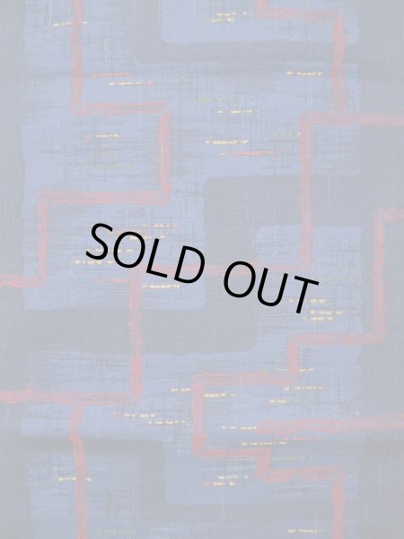 Photo23: CL1014B TOKAMACHI TSUMUGI pongee (Grade B) and FUKURO NAGOYA Obi (Grade A) (23)