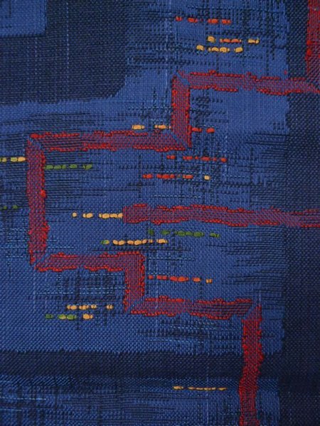 Photo24: CL1014B TOKAMACHI TSUMUGI pongee (Grade B) and FUKURO NAGOYA Obi (Grade A) (24)