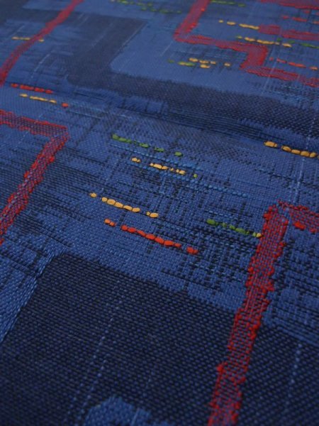 Photo30: CL1014B TOKAMACHI TSUMUGI pongee (Grade B) and FUKURO NAGOYA Obi (Grade A) (30)