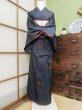 Photo3: CL1014D OSHIMA TSUMGI pongee (Grade A) and NAGOYA OBI sash (Grade B) (3)