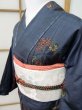 Photo6: CL1014D OSHIMA TSUMGI pongee (Grade A) and NAGOYA OBI sash (Grade B) (6)