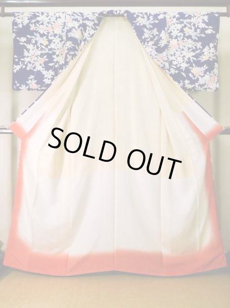 Photo12: CL1014E KOMON dyed (Grade A) and NAGOYA OBI sash (Grade A) (12)