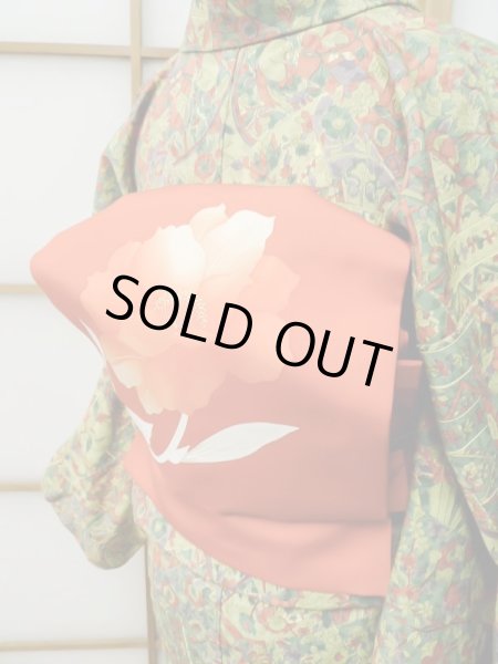 Photo10: CL1014F KOMON dyed (Grade A) and NAGOYA OBI sash (Grade A+) (10)