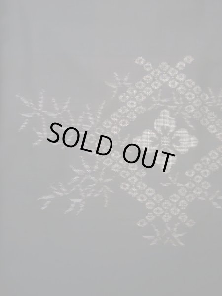 Photo13: CL1014G OSHIMA TSUMGI pongee (Grade B) and FUKURO OBI sash (Grade A) (13)