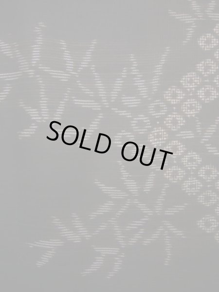 Photo16: CL1014G OSHIMA TSUMGI pongee (Grade B) and FUKURO OBI sash (Grade A) (16)