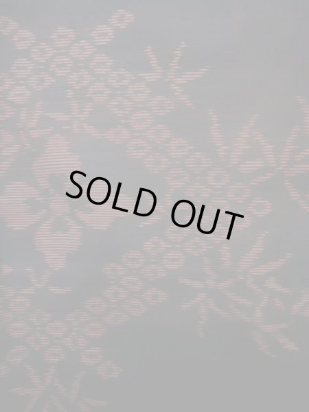 Photo17: CL1014G OSHIMA TSUMGI pongee (Grade B) and FUKURO OBI sash (Grade A) (17)