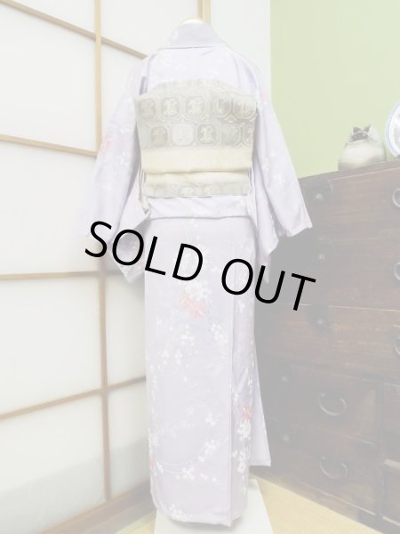 Photo2: CL1014H KOMON dyed (Grade A) and NAGOYA OBI sash (Grade B) (2)