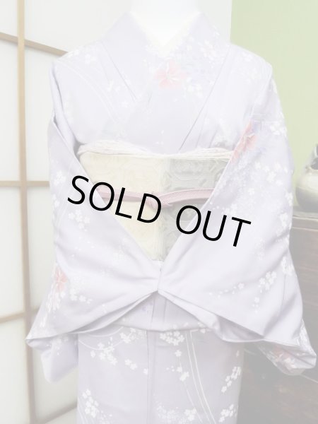 Photo4: CL1014H KOMON dyed (Grade A) and NAGOYA OBI sash (Grade B) (4)