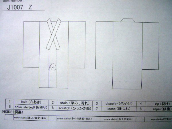 Photo24: CL1014H KOMON dyed (Grade A) and NAGOYA OBI sash (Grade B) (24)