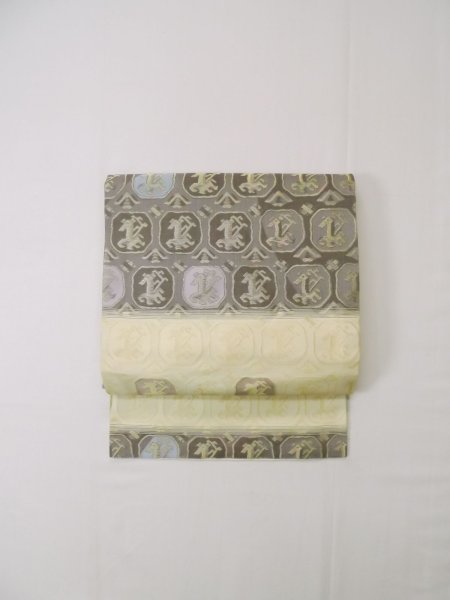 Photo27: CL1014H KOMON dyed (Grade A) and NAGOYA OBI sash (Grade B) (27)