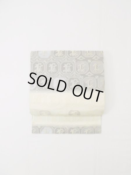 Photo27: CL1014H KOMON dyed (Grade A) and NAGOYA OBI sash (Grade B) (27)