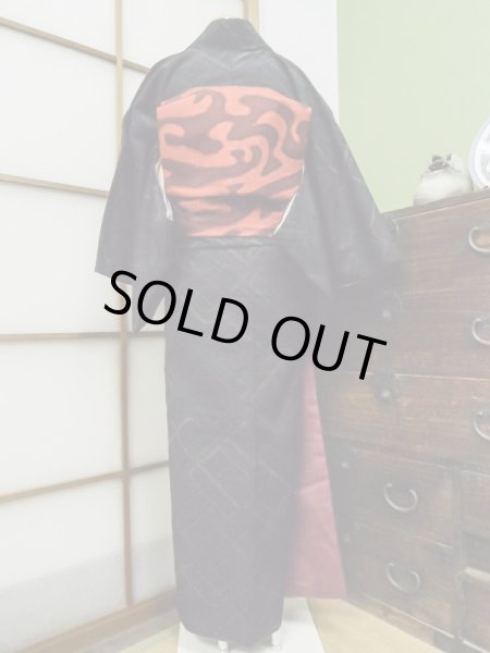 Photo2: CL1014I TSUMUGI pongee (Grade A) and NAGOYA OBI sash (Grade A) (2)