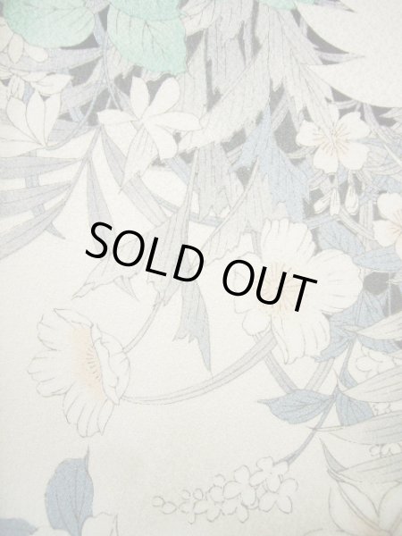 Photo19: CL1014J KOMON dyed (Grade A+) and NAGOYA OBI sash (Grade A) (19)