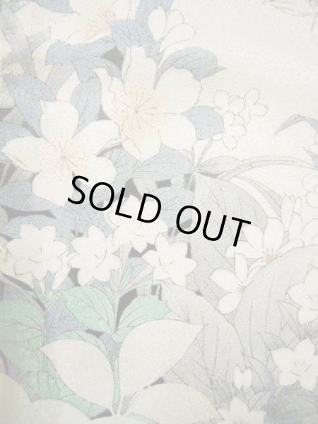 Photo21: CL1014J KOMON dyed (Grade A+) and NAGOYA OBI sash (Grade A) (21)