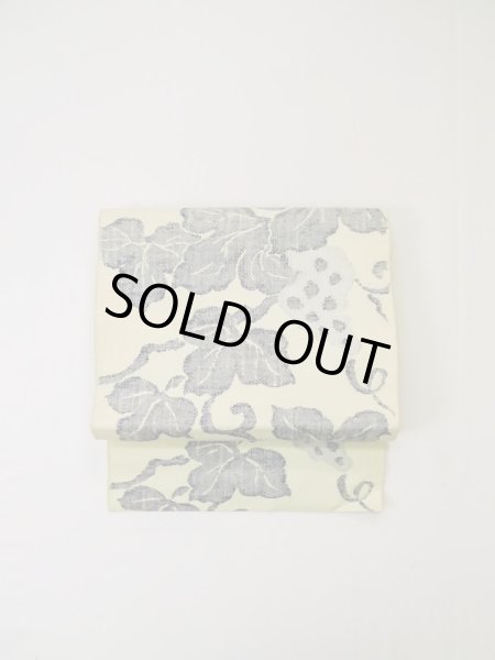 Photo25: CL1014K OSHIMA TSUMGI pongee (Grade B) and NAGOYA OBI sash (Grade B) (25)