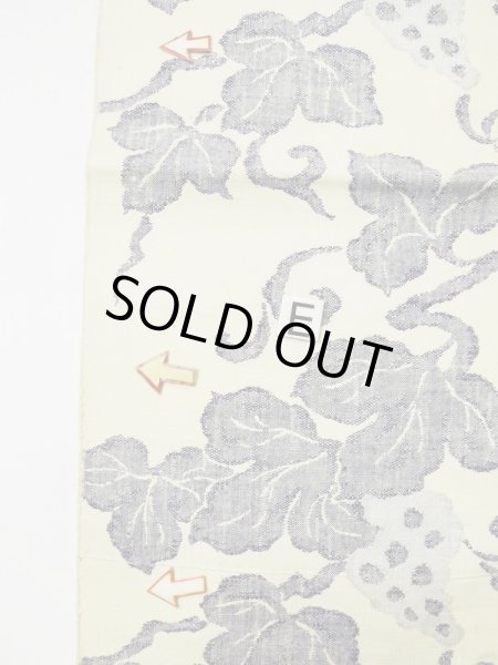 Photo38: CL1014K OSHIMA TSUMGI pongee (Grade B) and NAGOYA OBI sash (Grade B) (38)